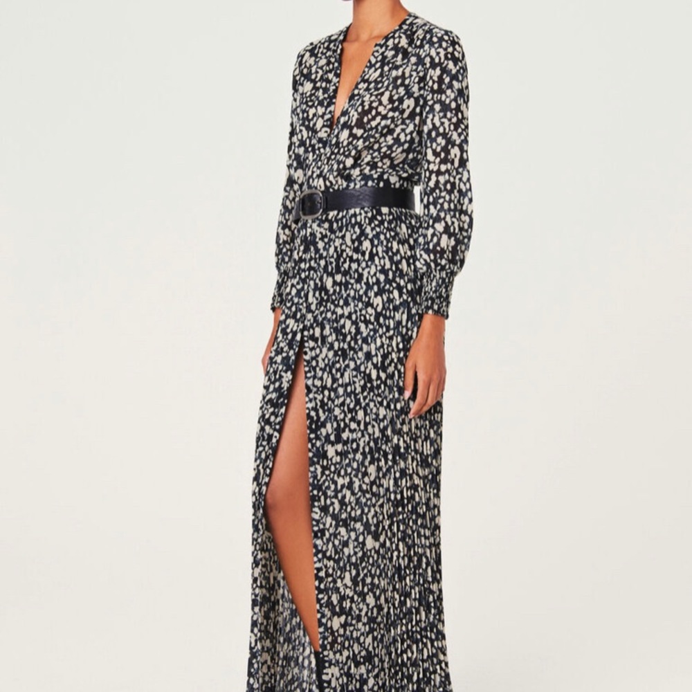 ba&sh Black and White Maxi Dress